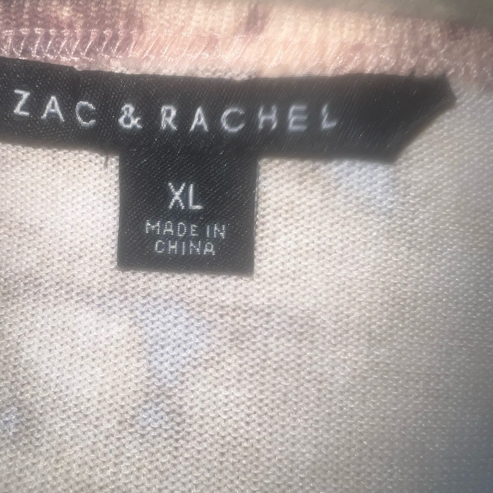 Zac & Rachel Tie-Dye Sweatshirt in Cream and Brown - Picture 4 of 6